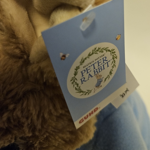 Gund Classic Beatrix Potter Peter Rabbit Stuffed Animal Plush, 10" - Picture 6 of 6